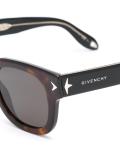 tortoiseshell square frame sunglasses