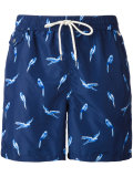 printed swim shorts