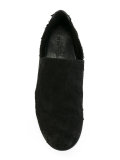contrast panel loafers 