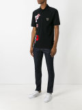 patch detail polo top