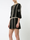 embroidered mini-dress 