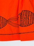 fish print dress