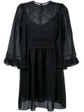 crochet detailed dress