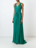 bust lace detailing long dress