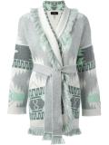 belted cardigan