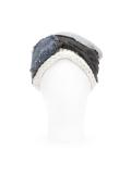 patched knit beanie