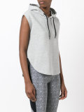 shortsleeved hooded sweatshirt