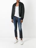 Cool Girl whiskered accent jeans