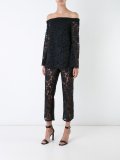 transparent leg lace trousers