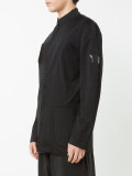 diagonal zip jacket