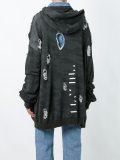 camouflage zipped hoodie