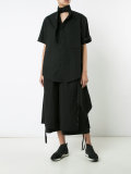 neck strap shortsleeved shirt