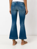 cropped flared jeans