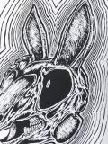 bunny print T-shirt