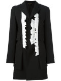 ruffled blazer