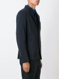 肘部贴花西装夹克