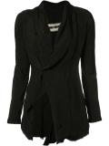draped collar blazer