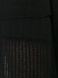 mesh panel palazzo pants