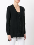rear print cardigan