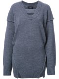 raw edge 'Maiko' blouse