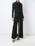 suede maxi skirt