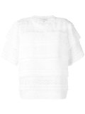 lace tiered T-shirt