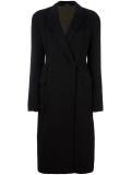 buttoned long coat