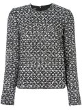 tweed longsleeved blouse