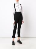 brace cropped trousers