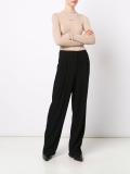 transparent knit jumper