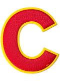 'C' sticker