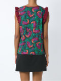 abstract print T-shirt