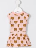 teddy bear print dress