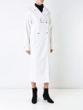 系腰带双排扣外套