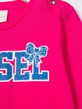 glitter logo sweatshirt