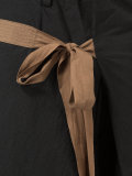 waist-tie cropped trousers