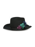 floral trim tango hat 
