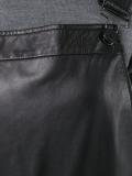 leather dungarees
