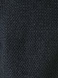 waffle knit roll neck jumper