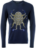 octopus motif sweatshirt