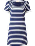 striped mini T-shirt dress