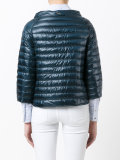 collarless down jacket