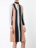 keyhole neckline dress