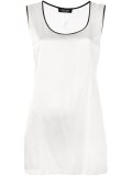 sheer panel vest 