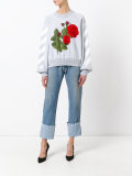 rose patch jumper