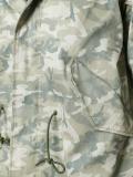 camouflage zipped coat
