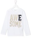 Awesome闪印花上衣