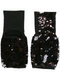 sequin embellished gloves
