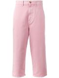 cropped straight leg jeans