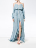 off-shoulder long dress